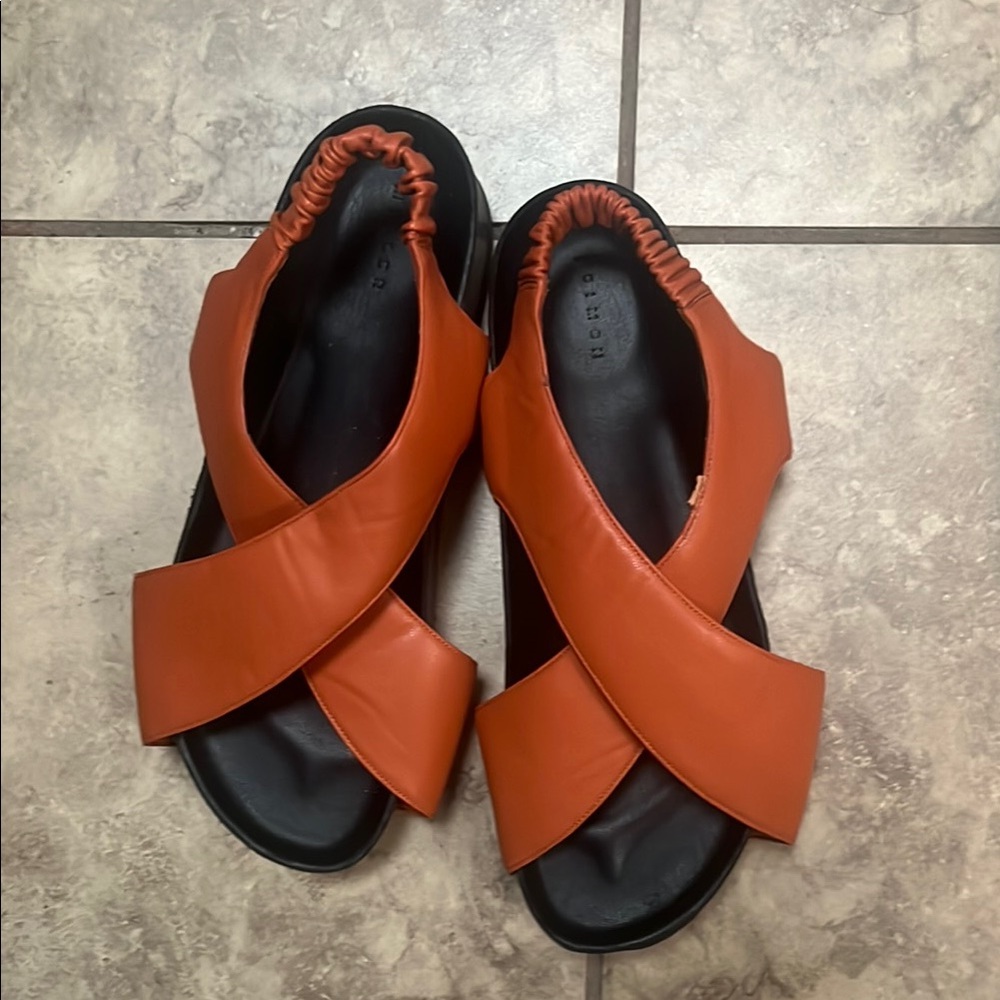 Simon miller orange sandals size 40